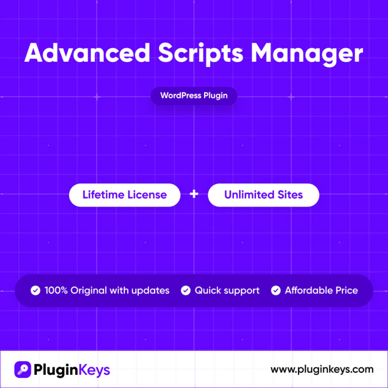 Advanced Scripts Manager