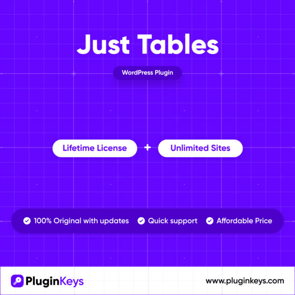 Just Tables