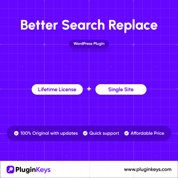 Better Search Replace