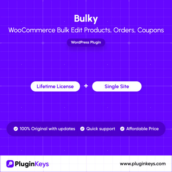 Bulky - WooCommerce Bulk Edit Products, Orders, Coupons